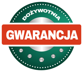Dożywotnia gwarancja producenta Sevroll