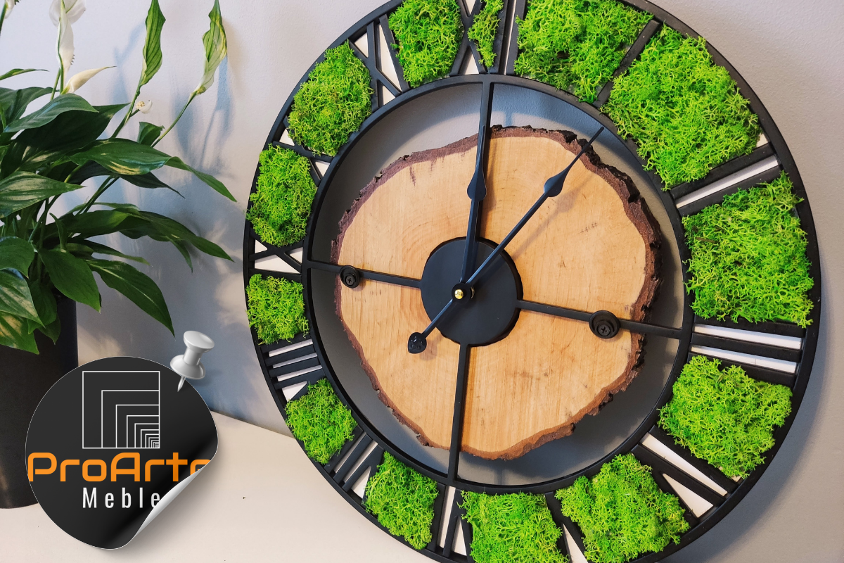 ZEGAR Z MCHEM CHROBOTKIEM DIY